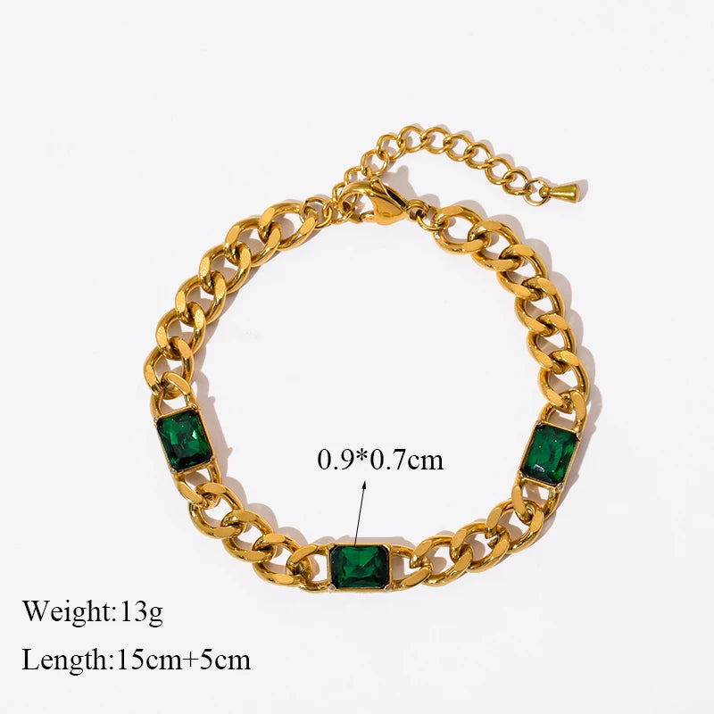 EILIECK 316L Stainless Steel Gold Color Bangles Bracelet For Women New Trendy Wrist Chain Waterproof Jewelry Gift Party Bijoux