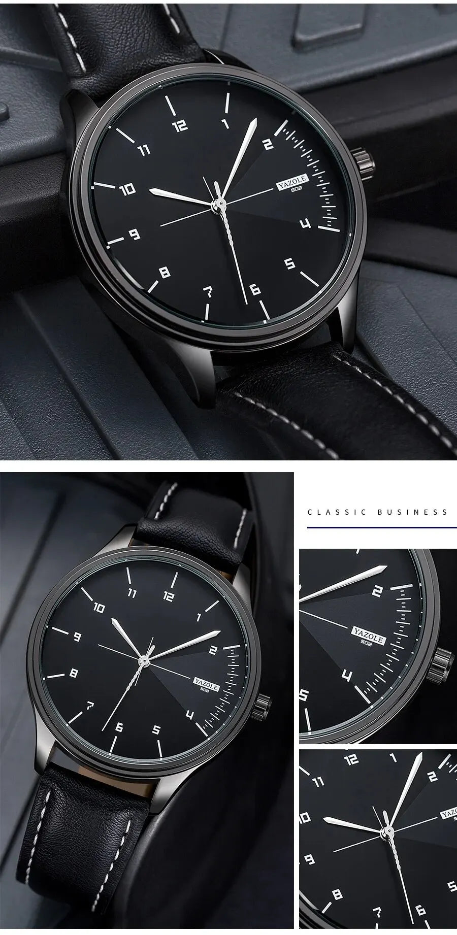 Top Brand NEW Mens Watch Leather Strap Ultra Thin Minimalist Watch For Men Casual Simple Quartz Waterproof Watches
