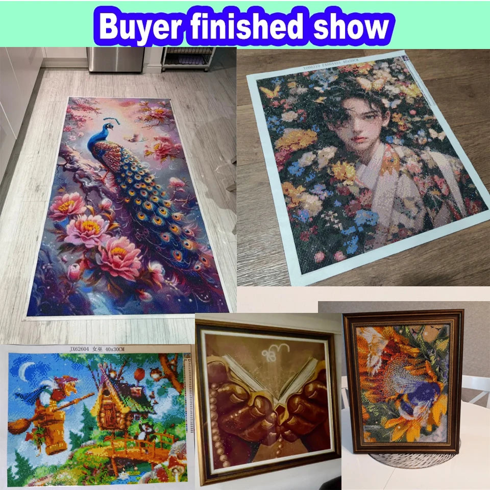 New Arrivals Diamond Painting Art Golden Lotus Full Square Round Mosaic flower 5D DIY Jewelry Cross Stitch Christmas Gifts