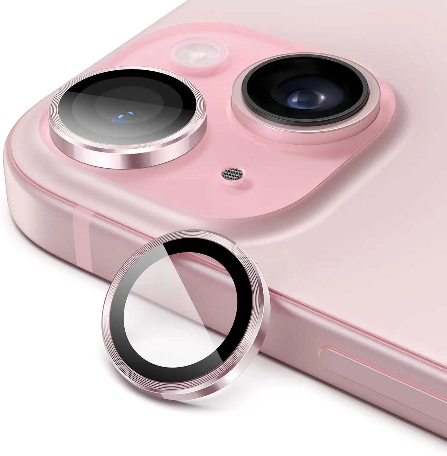 Titanium Gray Metal Tempered Glass Camera Lens Cover Screen Protector For iPhone 15 Pro Max 14 Plus 13 Protection 15Pro 14Pro