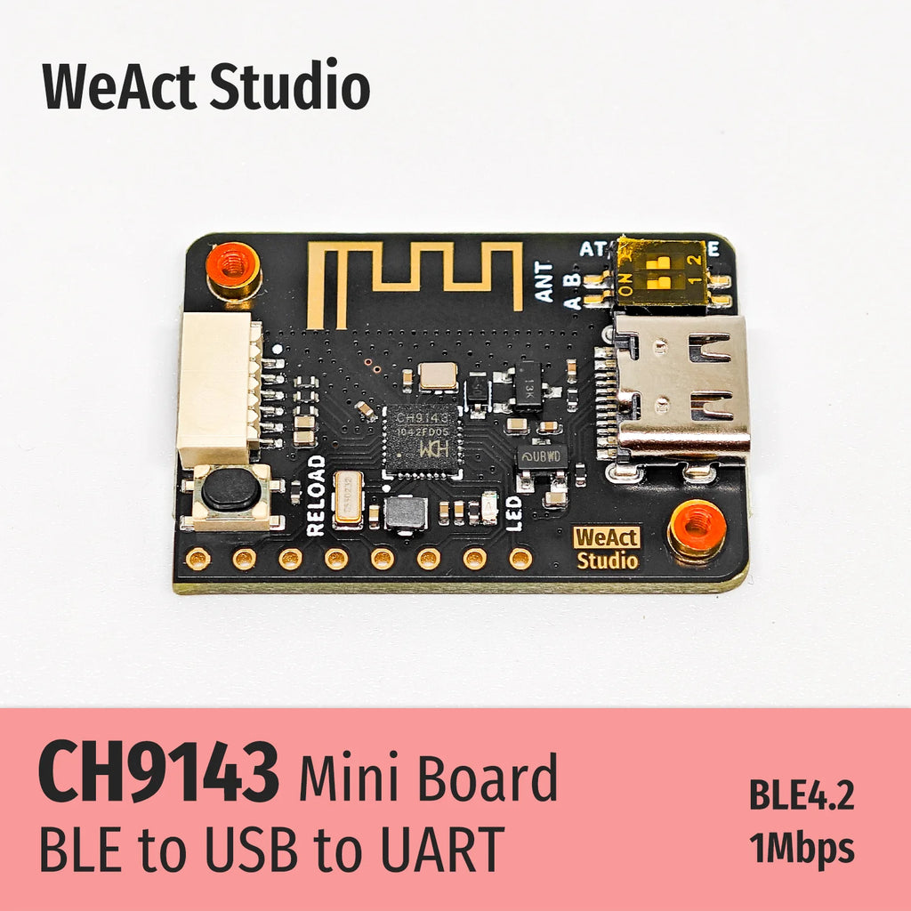 WeAct CH9143 BLE/UART/USB Module BLE/USB to Serial/TTL UART CH340