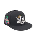Los Angeles Embroidered Baseball Cap Unisex Angel Wings Hip Hop Cap Outdoor Adjustable Flat Brim Hat Sun Protection Peaked Hats