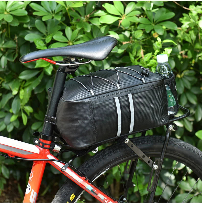 Bicycle Piggyback Bag Rear Seat Bag Storage Storage Box Bicycle Rear Shelf Pannier Bag Waterproof Bag Riding Supplies Equipment