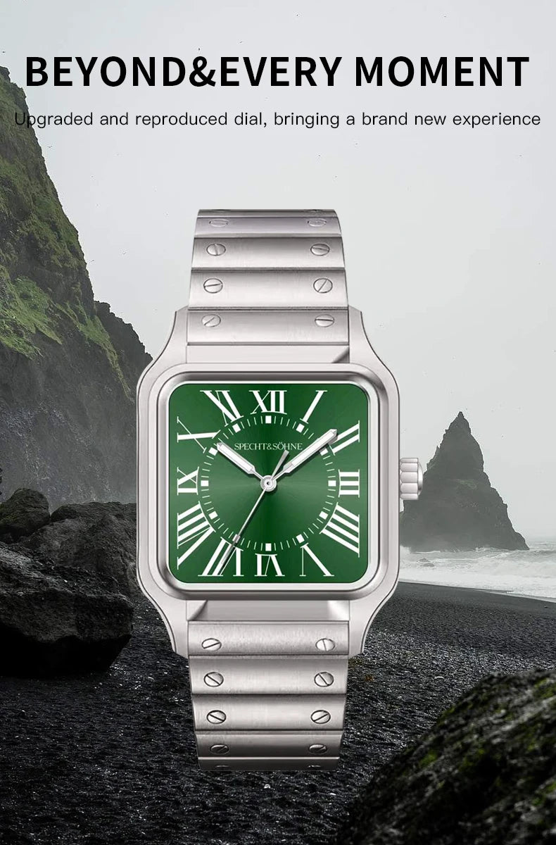 New Arrivals Specht & Söhne Mens Watches Stainless Steel Sapphire Crystal Classic VH31 Quartz Watch Relogio Masculino Waterproof